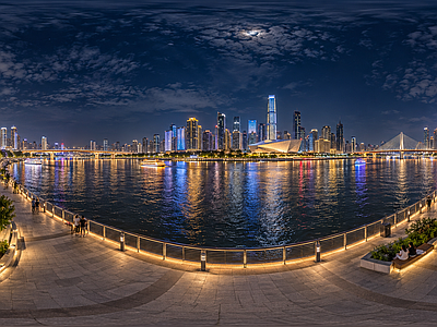 城市HDR 现代都市全景