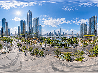 城市HDR 现代都市全景