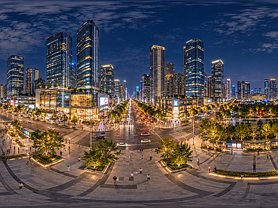 城市HDR 现代都市全景