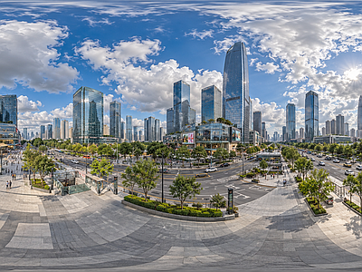 城市HDR 现代都市全景