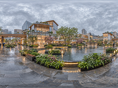 城市HDR 现代都市全景