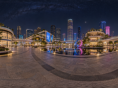 城市HDR 现代都市全景