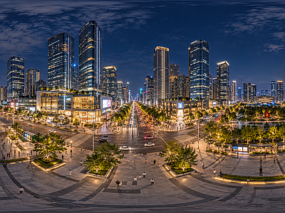 城市HDR 现代都市全景