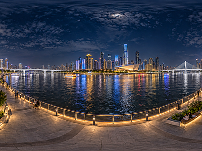 城市HDR 现代都市全景