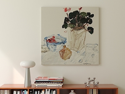 中古风挂画 抽象挂画 侘寂风挂画