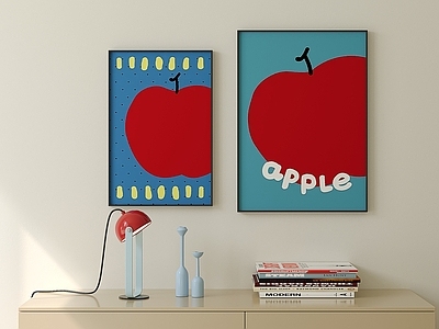 现代简约挂画组合 儿童挂画 卡通挂画 抽象挂画