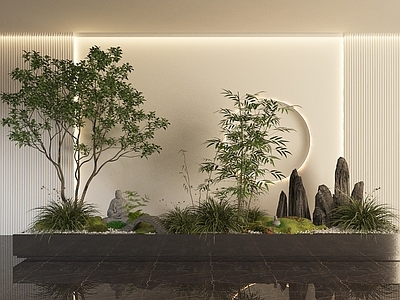 新中式景观室内景观