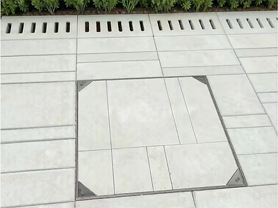 其他节点详图 隐形井盖做法 雨水井详图