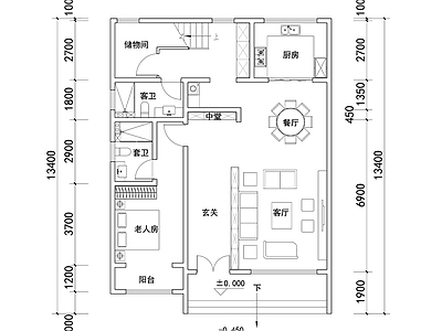 别墅建筑 现代三层别墅