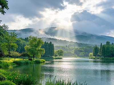 户外HDR 森林 山水