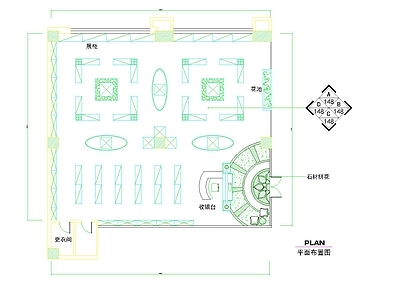 展览展厅家具 展厅平面款式 卖场布局设计 展柜石材饰面 展厅施工图 展厅布局图纸