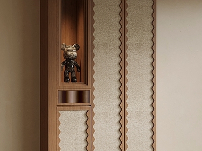 中古风玄关柜