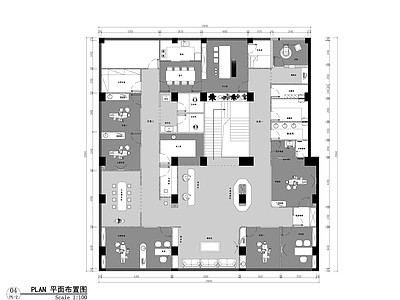 医院 口腔医院平面图 牙科医院门诊平面 医院诊所平面图