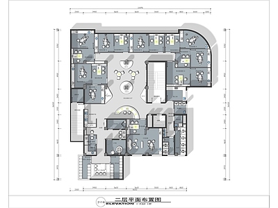 医院 口腔医院平面图 牙科医院门诊平面 医院诊所平面图
