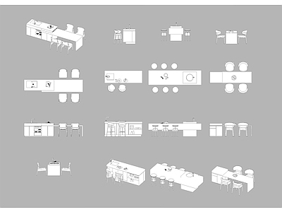 吧台 水吧台岛台图库 西厨岛台吧台图块 中岛台餐岛台图块
