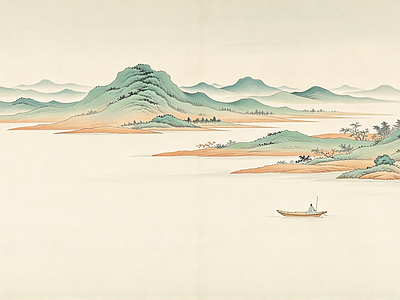 中式壁画