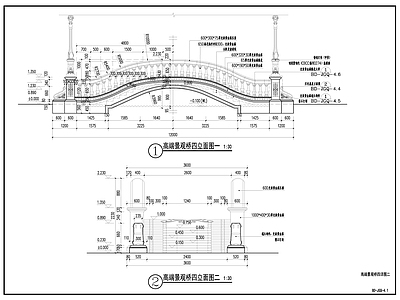 综合景观小品 景观桥 欧式景桥