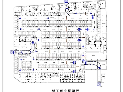 停车场 停车场规划设计 地下车库停车场