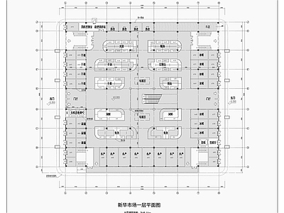 农贸市场 农贸市场平面图 菜市场平面图 便民综合生活超市