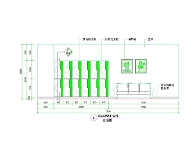 其他图库 背景墙立面款 简约客厅设计 含立面尺寸图 防火板壁纸实木 分格详图内容
