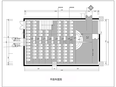 电影院 电影院影厅平面图 影音放映室平面图 电影放映厅平面图