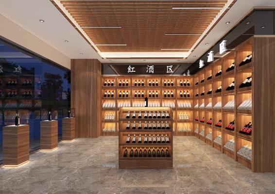 新中式烟酒店 茶叶店