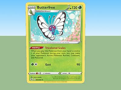 口袋妖怪牌Butterfree hp 120