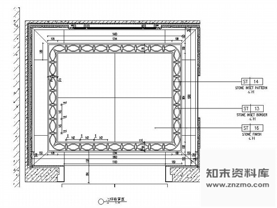 施工图上海知名公司酒店电梯轿厢施工图