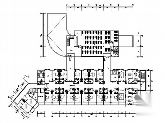 时尚酒店客房及桑拿部室内装修图