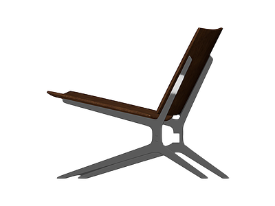 现代简约木质躺椅