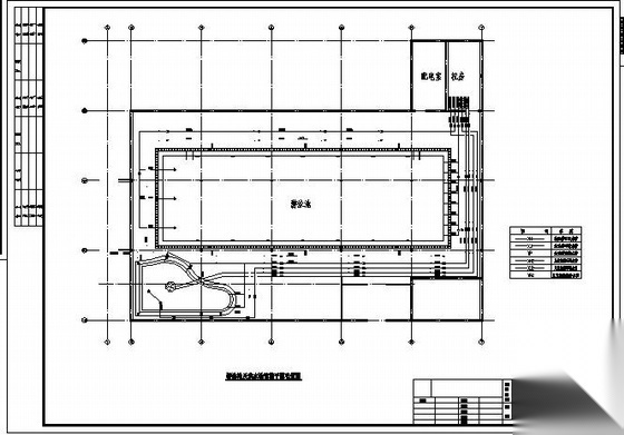 北京某泳池及儿童戏水池成套图纸 建筑给排水 给排水图