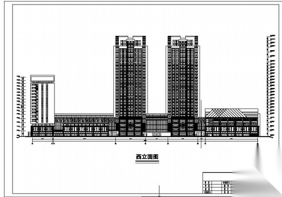 潍坊某商务办公楼幕墙工程图纸