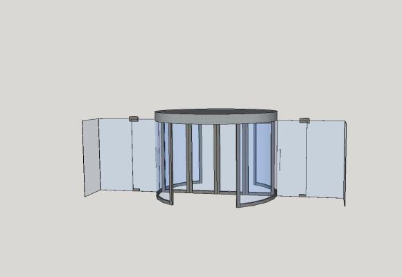 公司大门 旋转 自由 玻璃