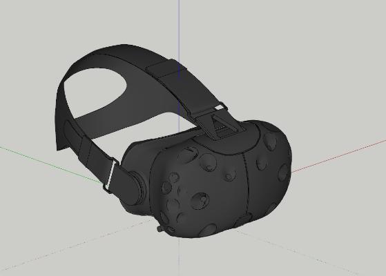 现代VR眼镜 智能头盔 虚拟现实头戴设备
