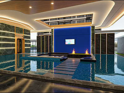 现代售楼处建筑