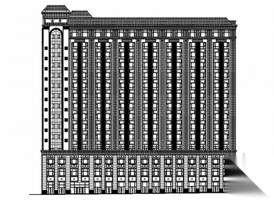 [江西]大型简欧风格农副产品综合市场建筑施工图（所有楼...