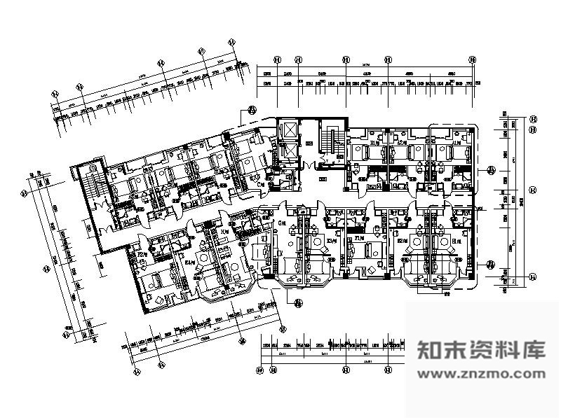 施工图某售楼处公寓样板间室内装修图含效果