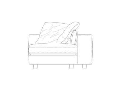 沙发 图块意大利家具家具图块