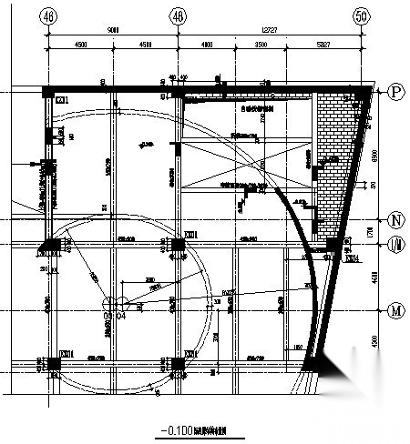 [沈阳]广场钢框架-中心支撑加建楼梯结构施工图 抗震加固结构