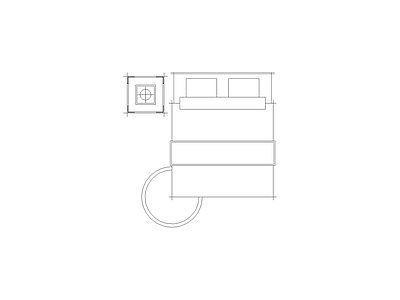 室内设计平面动态图 单床头柜