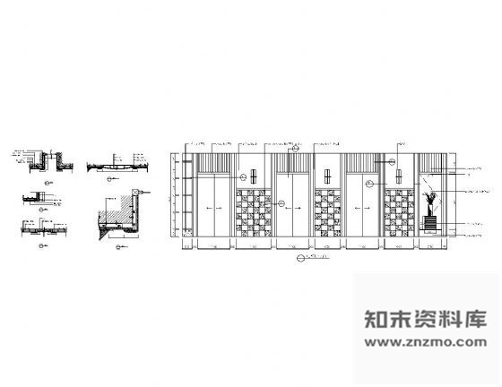 图块/节点电梯厅装修详图Ⅱ