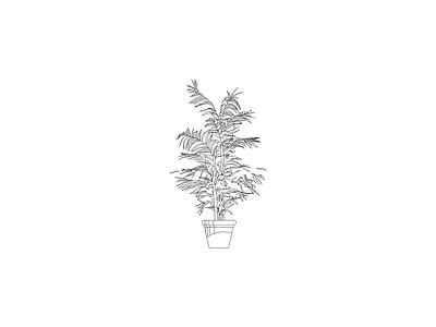 绿植 花瓶花卉绿植装饰摆件图块