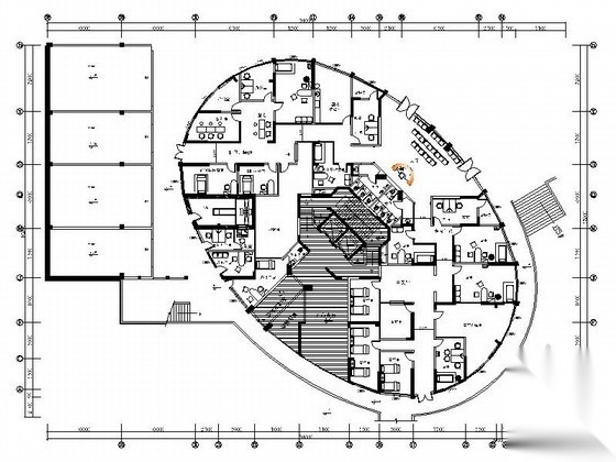 [重庆]某社区卫生服务办公空间装修图