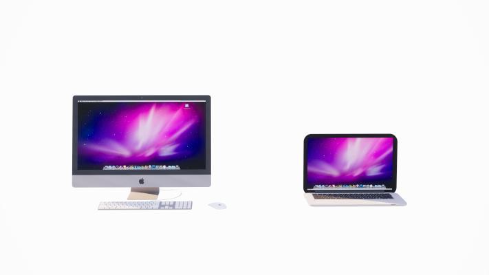 现代风格电脑 Mac MacBook 苹果电脑