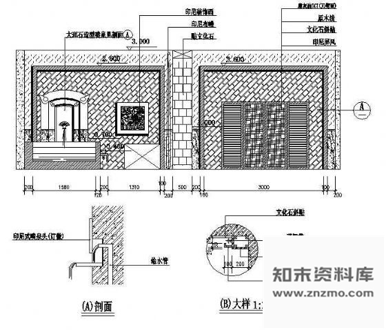 图块/节点装饰墙面 墙面通用节点