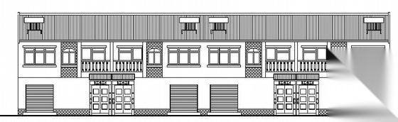 某二层联排住宅建筑施工图