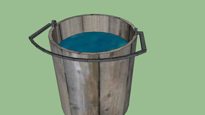 带柄水桶 水桶 垃圾箱 牛奶罐 家居物品