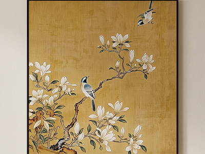 花鸟装饰挂画挂画
