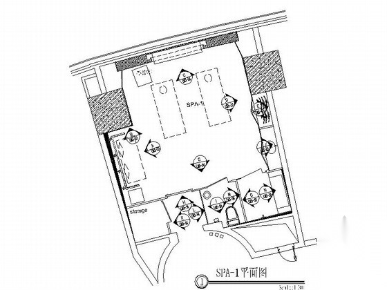 [上海]中式古韵花园酒店会所设计施工图