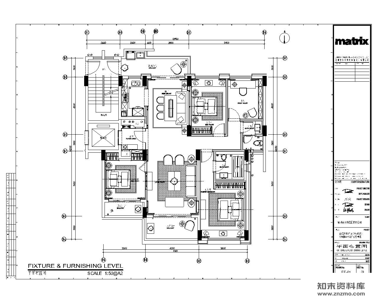 矩阵纵横Matrix-深圳前海时代A户型样板房 精装全套CAD施工图+官方摄影